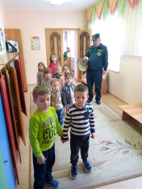 В детском саду «Василёк» прошла плановая эвакуация..